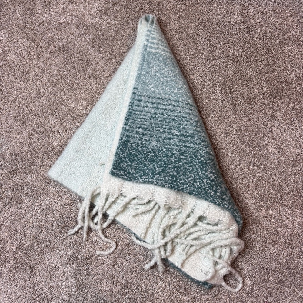 MER SEA Teal Ombré Scarf